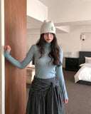 [U-BASIC/wool 30%] Mate Tencel Polar Long Sleeve