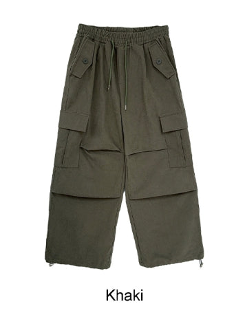 【SATIIIZ】Kyrem Peach Balloon Cargo Pants SATIIIZ (サティーズ) - キレムピーチバルーンカーゴパンツ