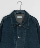 [unisex] Delkin Denim Pocket Half Jacket