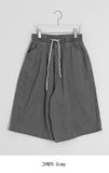 [unisex] Maril Banding Bermuda Cotton Pants