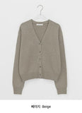 Kutanne V-neck Crop Knit Cardigan