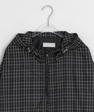 [Unisex] Kudalon Check Over Hood Windbreaker