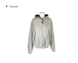 Tiber Button Snap Hood Color Matching Fleece