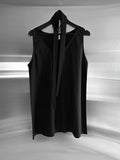 Airy Soft Scarf Sleeveless One Piece