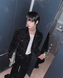 Winter Velvet Western Crop Jacket