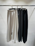 Wide balloon set-up pants