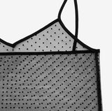 Apetty see-through bustier sleeveless