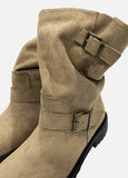 Rook Suede Belted Boots