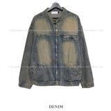 Noster denim biker jacket