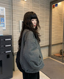 [Plan] Poen Reversible Check Fleece Fluffy Padding