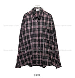 Chillin Cotton Overfit Check Shirt