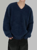 Mohair Vneck knit