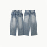 Godin Washed Back Pocket Wide Denim