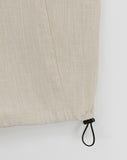 [unisex] Linmus Banding Linen Balloon Wide Pants