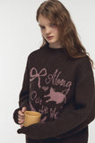 Ribbon Cat Brush Knit