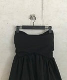 Ribbon flare halter top