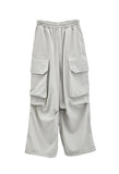 (Unisex) Lukin Big Pocket Cargo Wide Pants