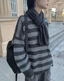Hobi overfit striped knit
