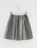 Katahi Pattern Banding Mini Skirt