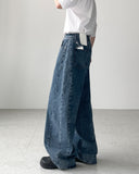 Wir Side Pintuck Wide Denim
