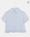 Minz Frill Puff Short Sleeve Shirt