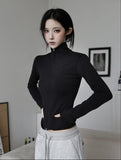 Beni Zip-up Long Sleeve Top