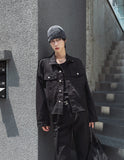 Camper Rivet Crop Cotton Jacket