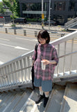 [unisex] Kidou Check Short Sleeve Over Shirt