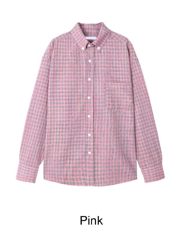 【SATIIIZ】Crenso check shirt SATIIIZ (サティーズ) - クレンソチェックシャツ / Crenso check