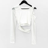 Ledeon Cutout Mesh Hoodie