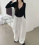 Daily Basic Slim Fit Long Sleeve Hood T-Shirt