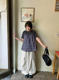 Heyou Summer Banding Wide Cargo Pants