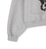 Legacy Print Crop Hoodie