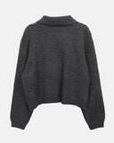 Obin Double Button Collar Knit Cardigan