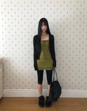 Pecan Leather Shirred Shoulder Bag