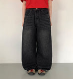 Rikkoni Ribbon Wide Denim Pants