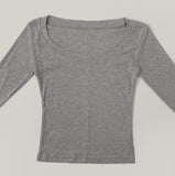 Silver English Pendant Three Quarter Stripe Slim Fit T-shirt