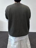 Mesh acrylic half knit