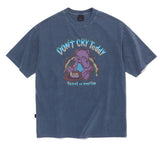 Dont Cry Teddy Pigment Short Sleeve T-shirt