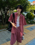 Dio Color Dying Over Short Sleeve Shirt