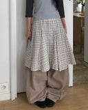 Culo Check Midi Skirt