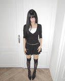Leond Frill Mini Skirt