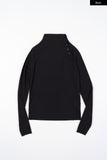 Nautic button-up ribbed top