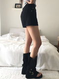 Confi Rivet Cotton Shorts