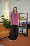 Cheese Bunny Raglan Pigment Short Sleeve Tee
