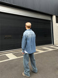 Sand Washed Denim Shirt