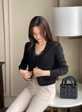 Genin Basic V-neck Cardigan
