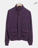 Hern High Neck Button Knit Cardigan