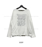 Rough See-through Layered Knit