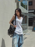 Summer Silk Oversized Fit Layered Sleeveless